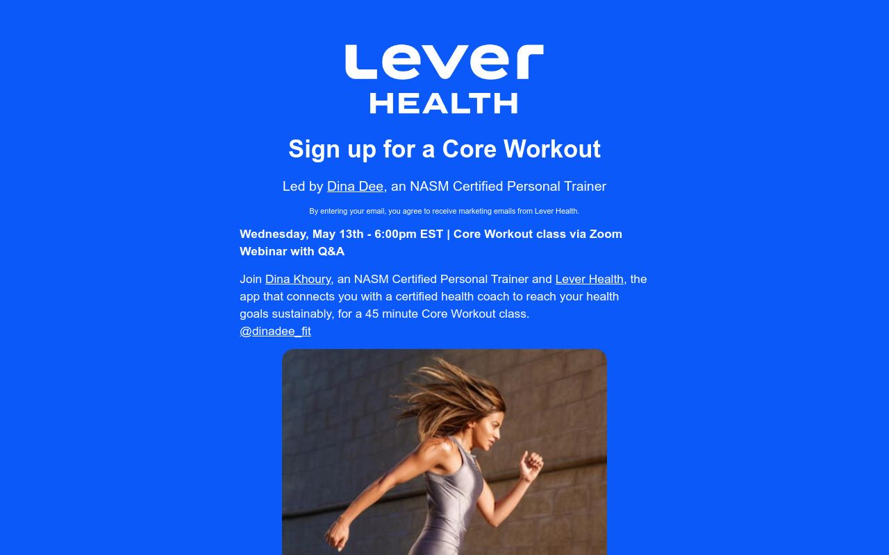 Core Workout with NASM Personal Trainer Dina Khoury